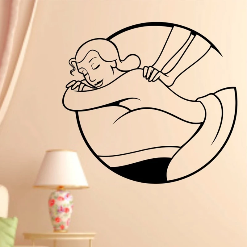 Массажная спа наклейка стикер для салона красоты постеры виниловые наклейки на