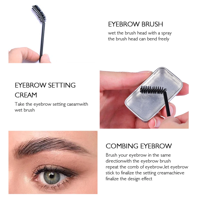 Eyebrow Gel Wax Brow Soap No Color Wax Tint Eyebrow Enhancer Natural Makeup Soap Brow Sculpt Lift Make-up For Women Cosmetic Too images - 6