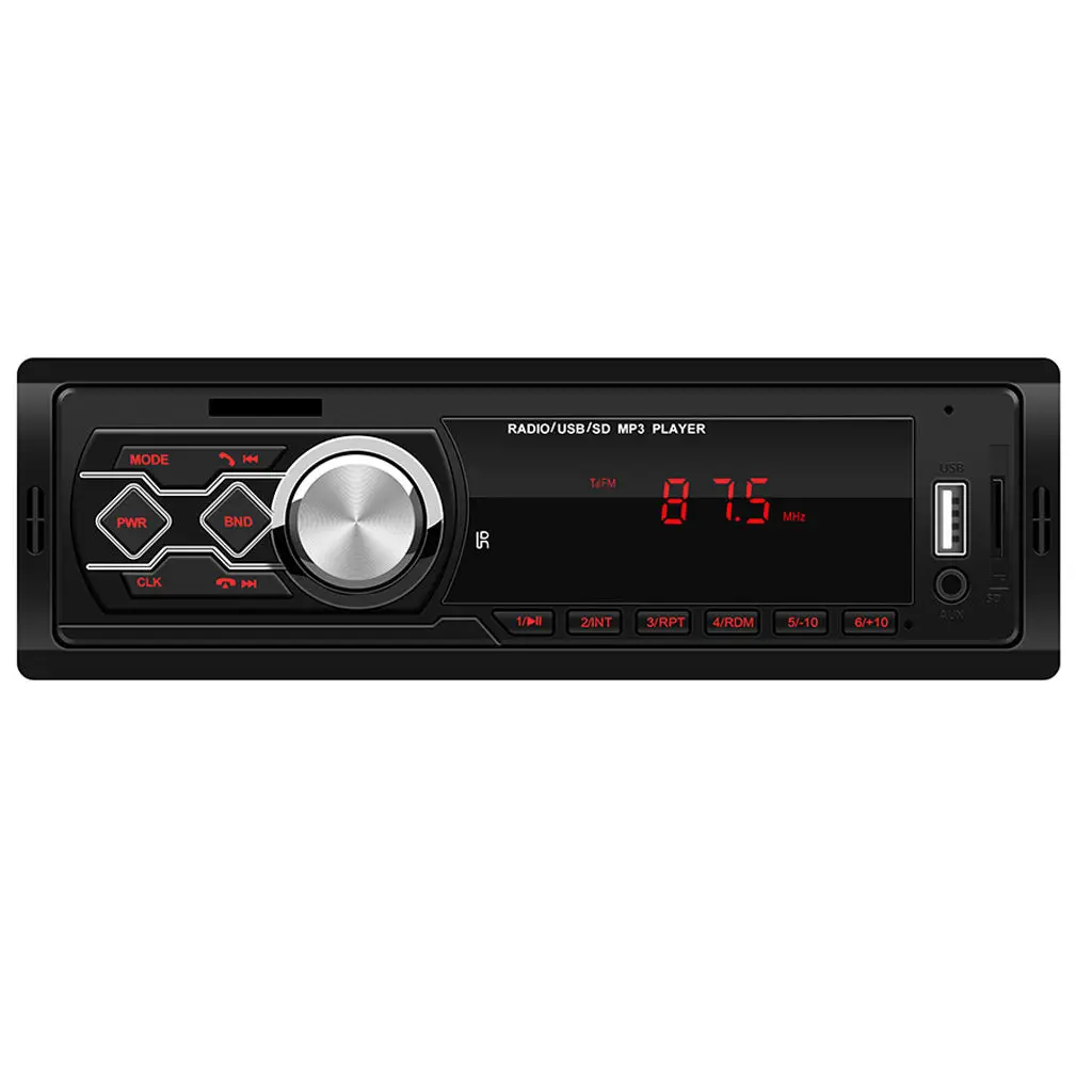 

12v Car Stereo In-dash 1 Din Fm Aux Input Support Mp3 WAV WMA FLAC Usb Flash Drive/ Aux In /TF Audio Player with Remote Control