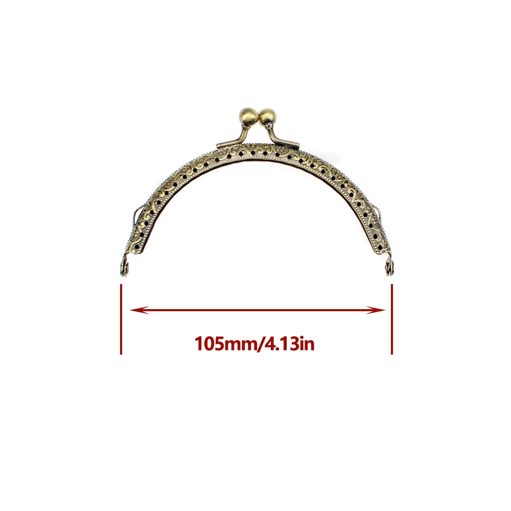 Винтажная полукруглая металлическая рама с бусинами 8 5/10 5/12 5/15/20/5 см ПРИШИТАЯ