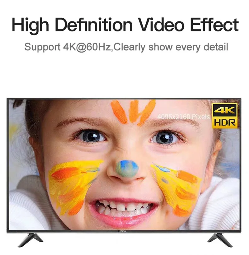 Anmck волоконно-оптический кабель HDMI 2,0 4 к 60 Гц Поддержка ARC 3D HDR 18 Гбит/с HDMI мужчин и мужчин для HD ТВ Проектор Монитор 10 м 15 м 20 м