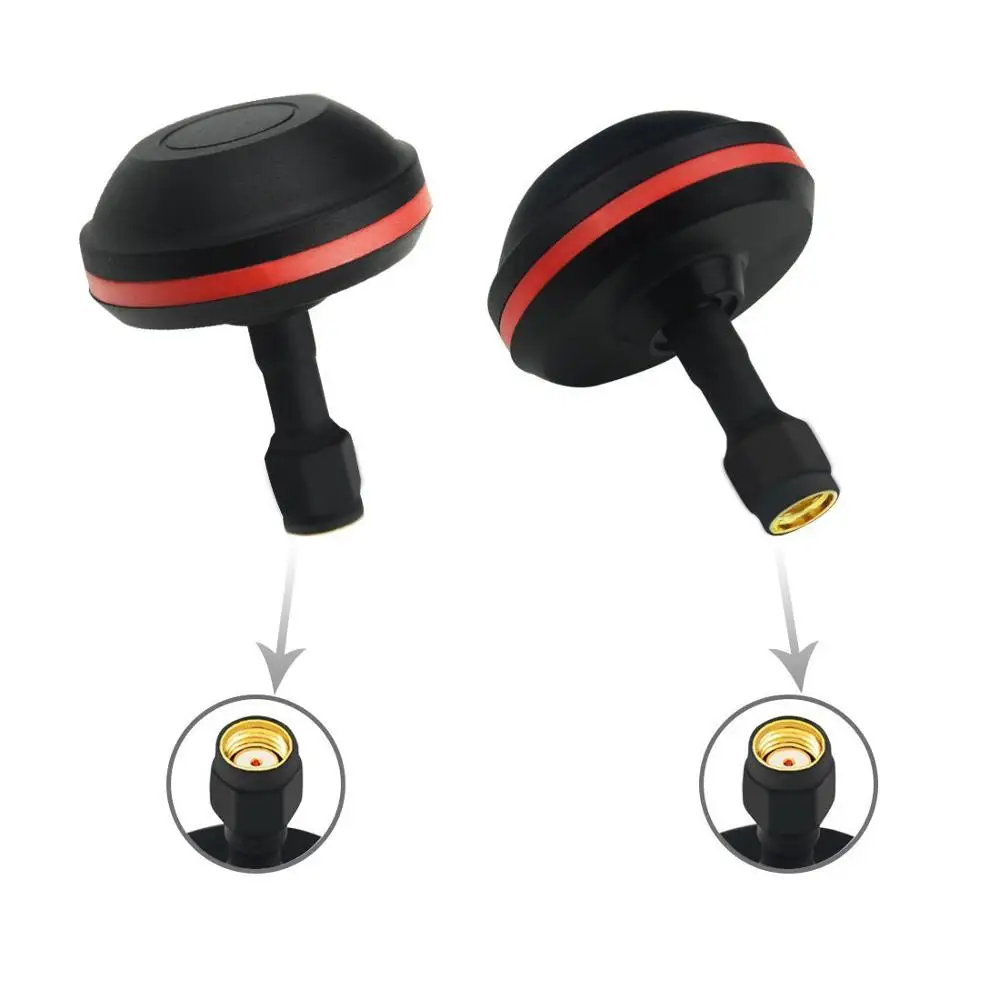 AKK FPV 5,8G TX/RX 2pc RP-SMA мужской мини круговой поляризованный гриб антенна ML2
