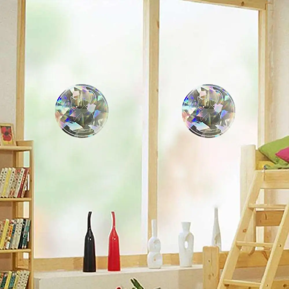 

Home Decoration Kids Sticker For Children DIY Glass Decals Rainbow Effect Star Window Sticker