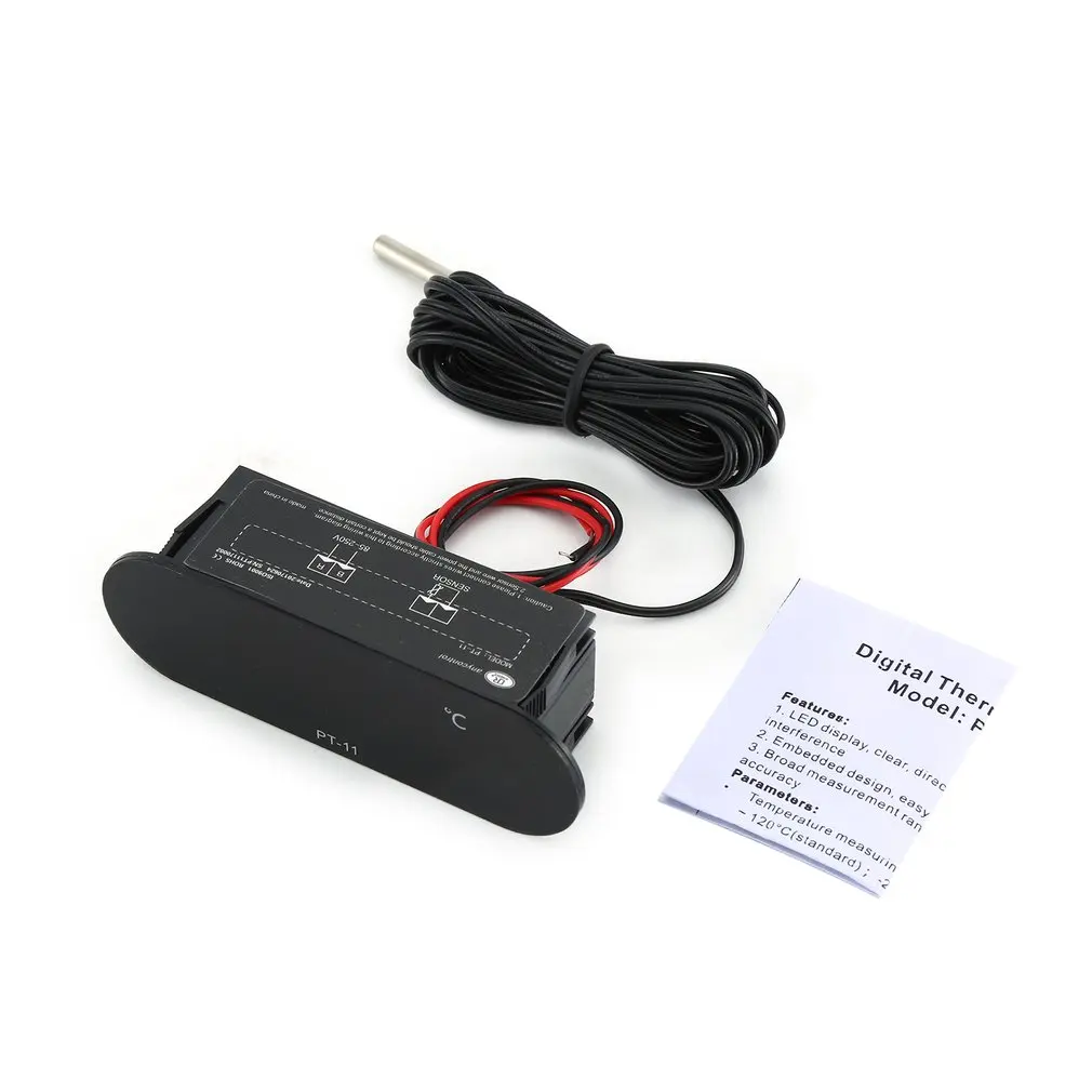 Мини цифровой ЖК внутренний встроенный термометр для холодильника электронный