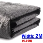 Ткань полипропиленовая для защиты от травы, защита от травы, для сельскохозяйственных культур, овощей, растений, соломенная Непромокаемая ткань, ширина 2 м, 6,56 футов, 90 гм2