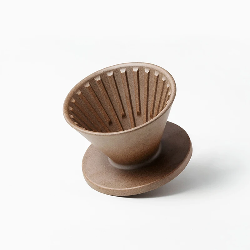Cafetera de piedra arenisca de arcilla HASAMI, gotero con filtro V60, taza hecha a mano, cafetera de 1 a 2 tazas, hecha en Jap&oacute;n-2
