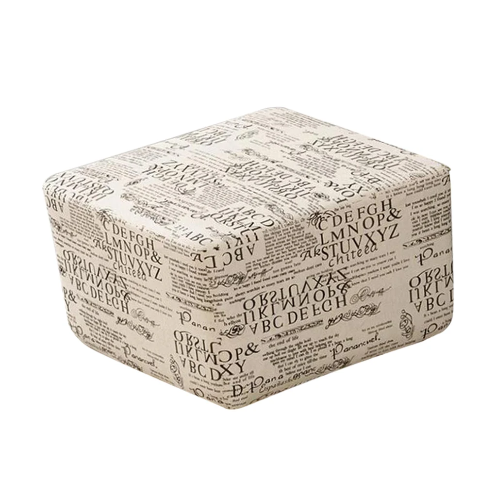 28x28x18 см из хлопка и льна квадратный табурет замена крышки стула Замена Крышка