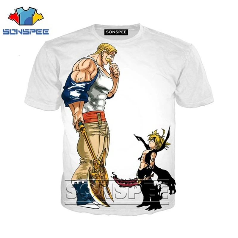 SONSPEE В Стиле персонажа Дианы из игры The Seven Deadly Грехов футболки для женщин мужчин и