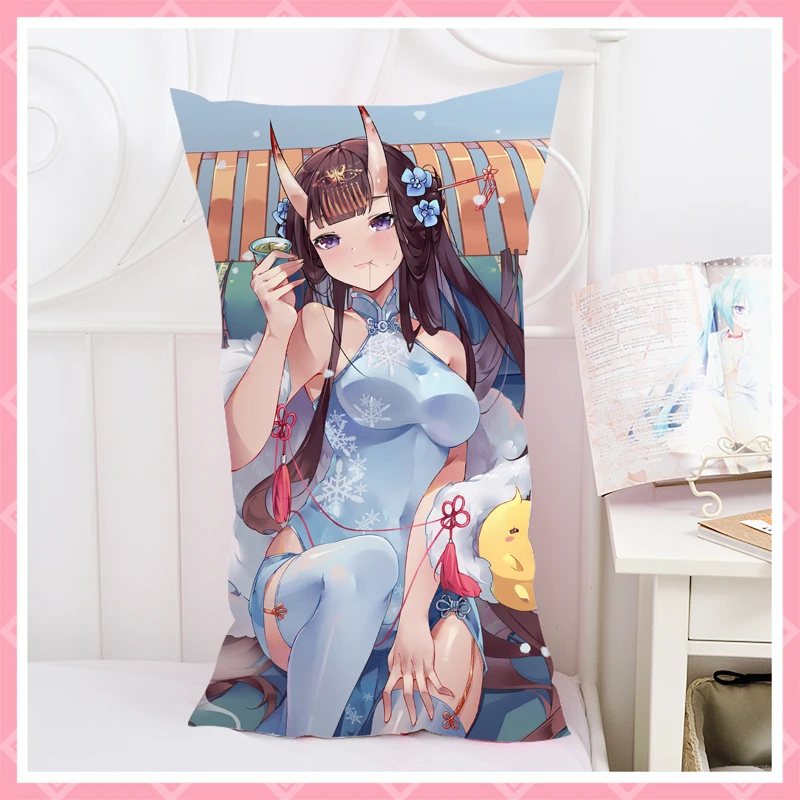 

40*70CM NEW Anime Game Azur Lane pattern Pillow with Pillow core Model doll Toys Gift