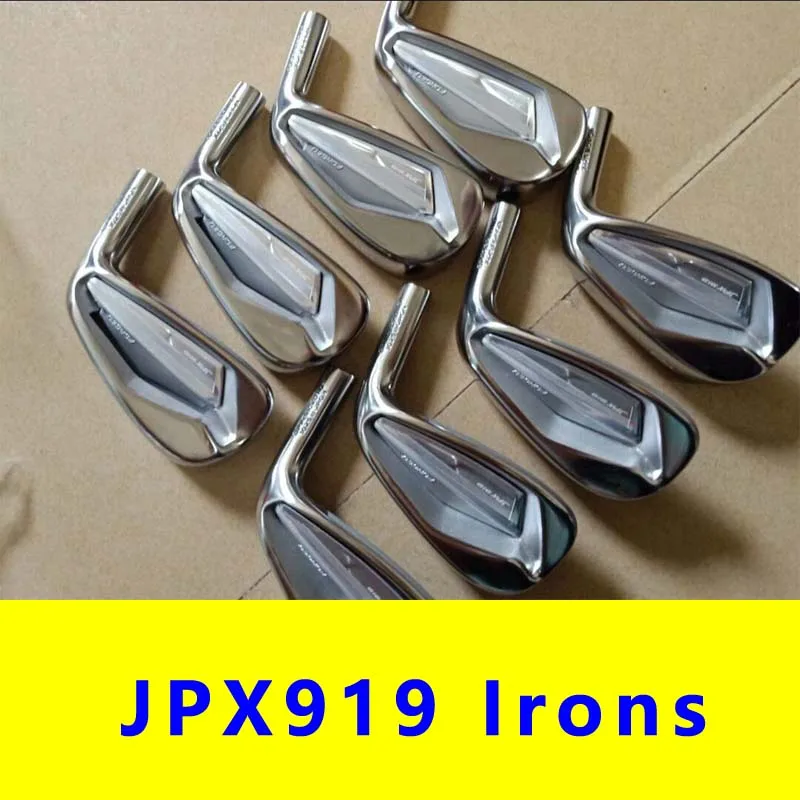 JPX919 клюшки для гольфа JPX 919 клюшки для гольфа Железный набор 4-9PG 8 шт с графитовым стальным валом головной убор
