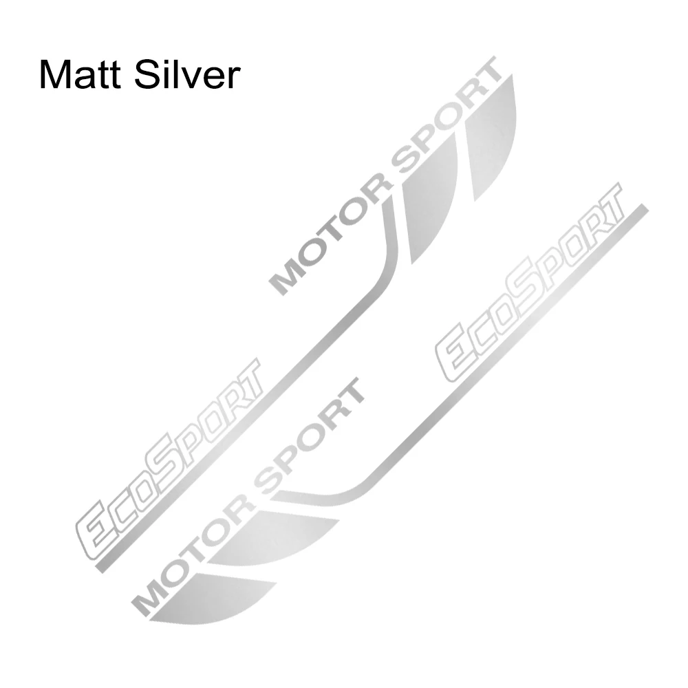 

Body Decoration Wraps Side Striped Car Door Stickers Film Car Accessories Graphic Vinyl 2 Pcs. Sports for Ford Ecosport