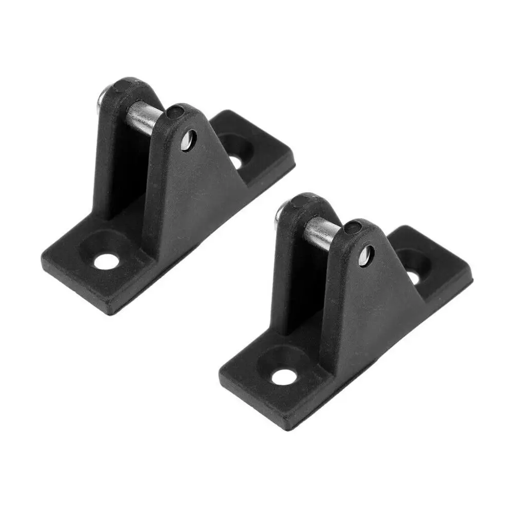 

2X Nylon Deck Hinge Boat Bimini Top Fitting 90 Degree Pin Plastic Hardware Boat