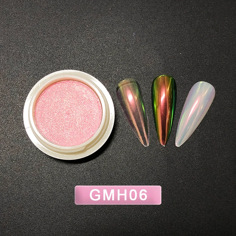 

Transparent Ice Solid Aurora Neon Powder Nail Art Powders Mermaid Unicorn Chrome Pigment Dust Manicure DIY Nail Art Decoration