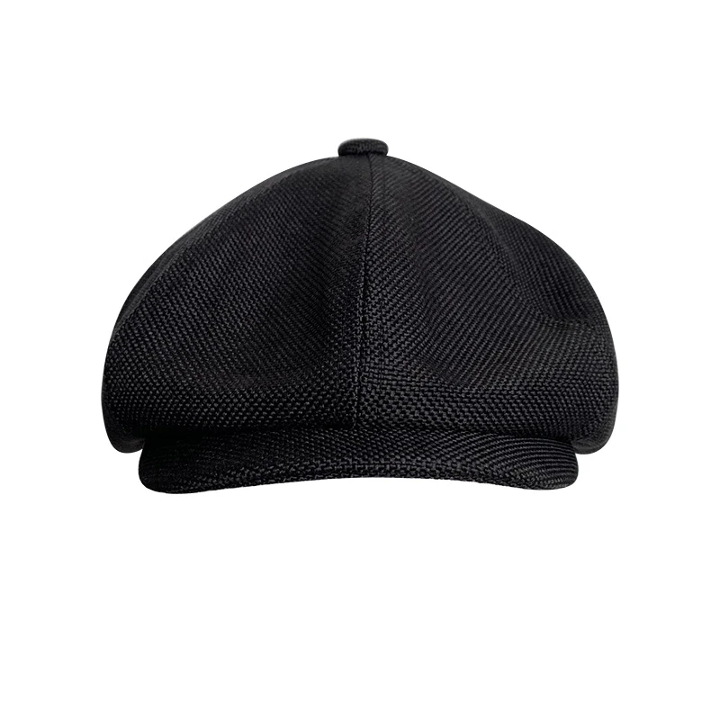 

Spring Autumn Men's Newsboy Hat Women Retro Beret Hat Vintage Man Cap Linen Octagonal Cap Sombreros De Hombre Thin Hat