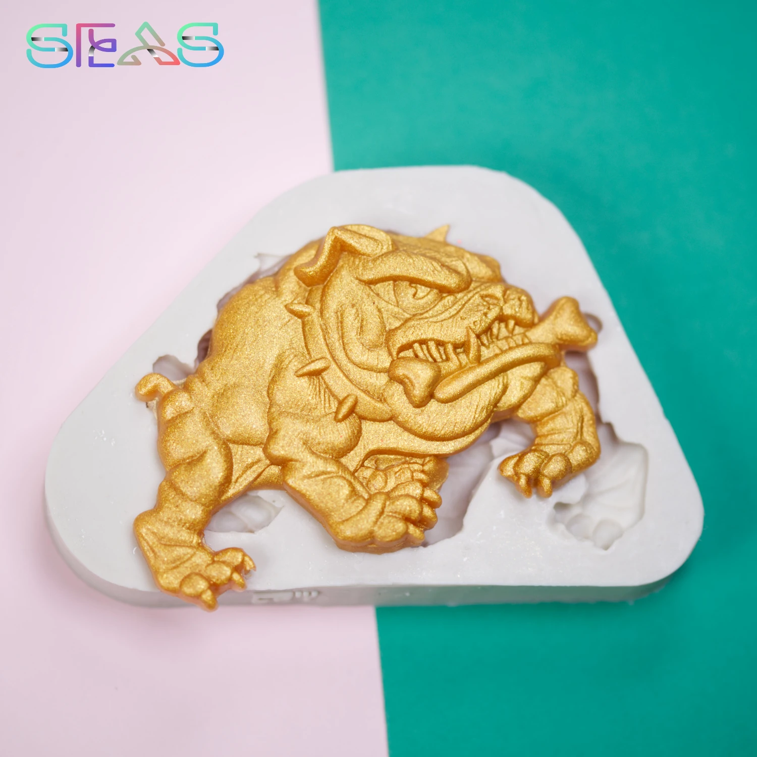

3D Shar Pei Silicone Molds Creative Crown Soap Mold Manual Ice Cream Mold Party Cake Decoration Baking Mold DIY Soap Bar