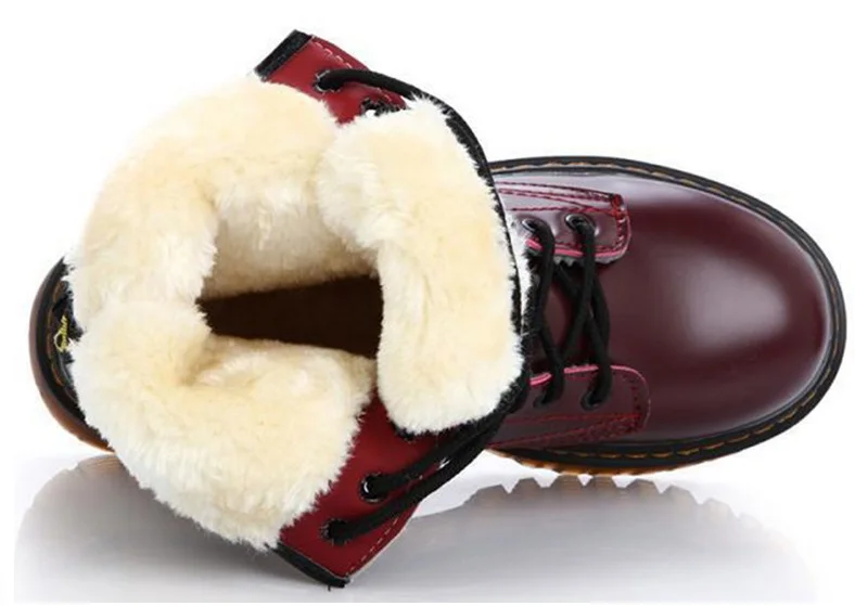 

2019 New Women Motorcycle Ankle Boots Wedges Female Lace Up Platforms Autumn Winter Leather Oxford Shoes Woman high heels