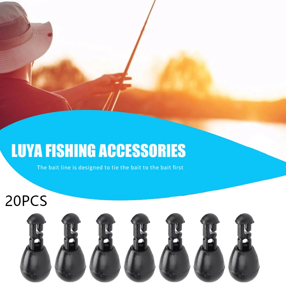 

20pcs Beads Quick Change Carp Terminal Tackle Method Feeder Fishing Tools Connector Fish Tackles Pesca Iscas Accessories S/L