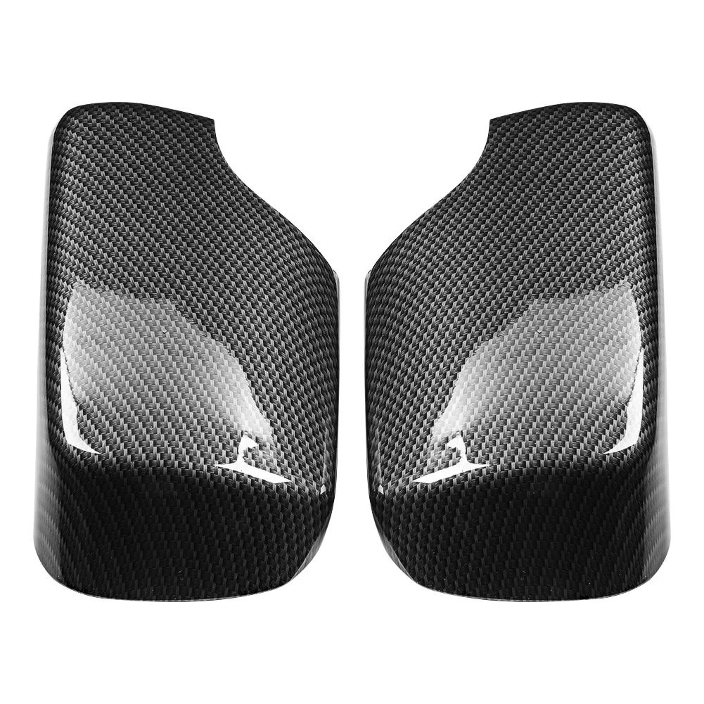 

Carbon Fiber Style Door Wing Mirror Protector Add on Side Rearview Cover Fits for E46 1998-2005