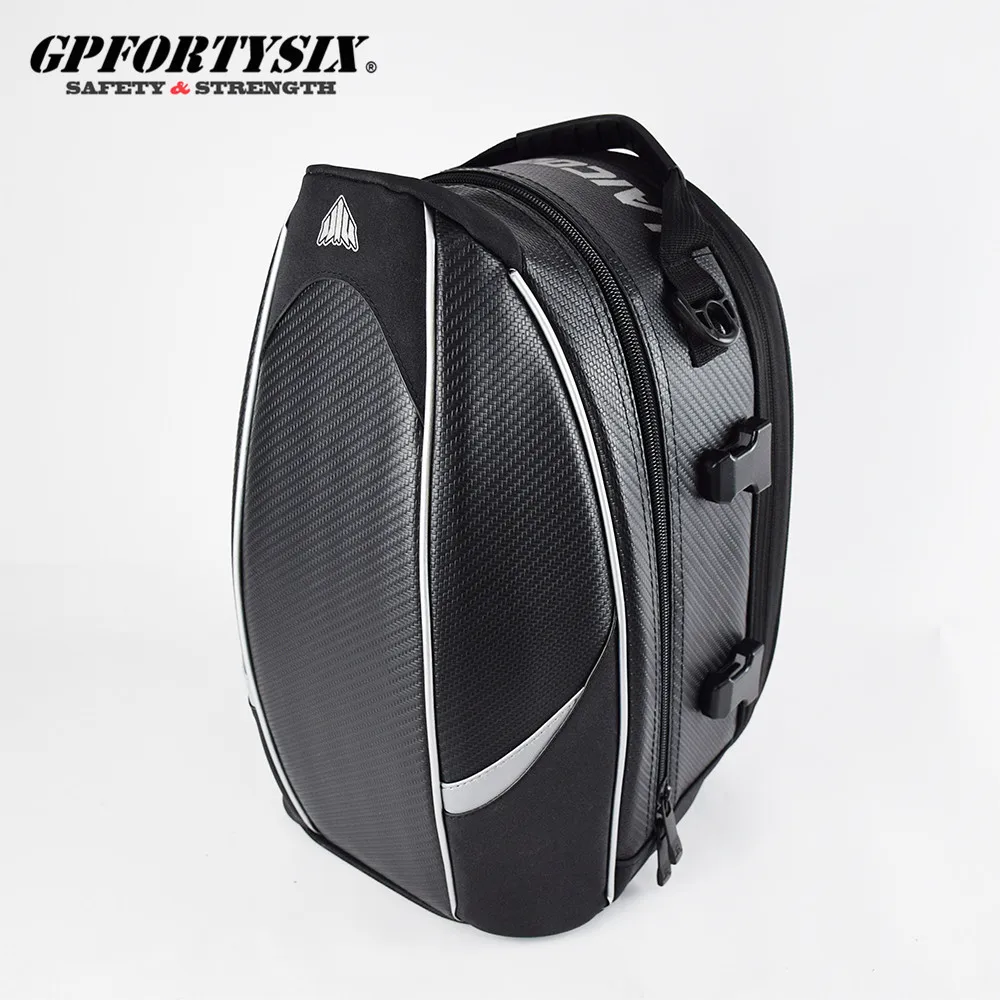 Новая водонепроницаемая сумка GPFORTYSIX на заднее сиденье мотоцикла черная моторная