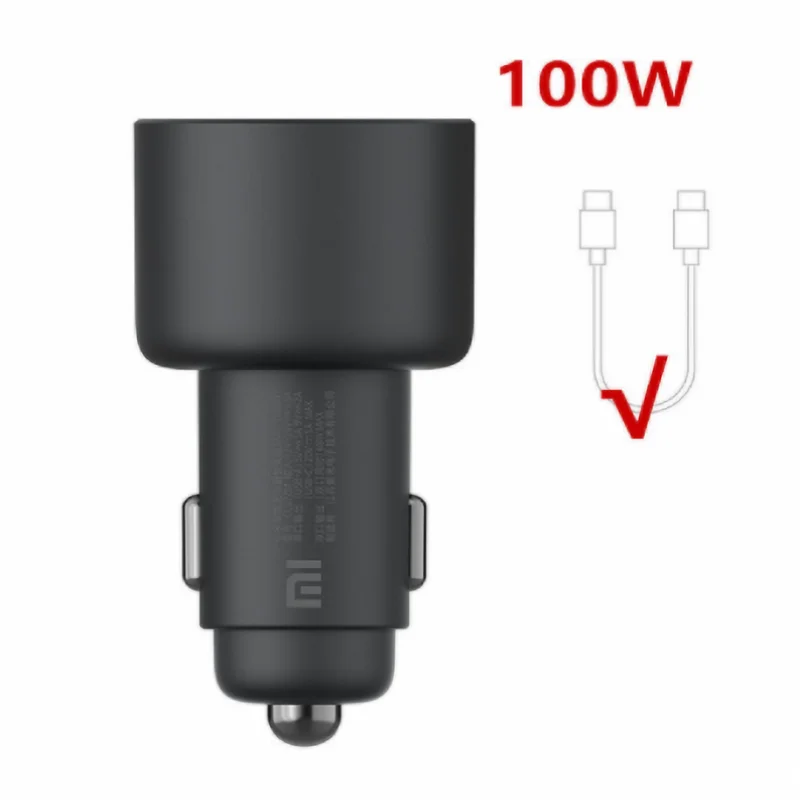

Автомобильное зарядное устройство Mi, быстрая зарядка, версия 1A1C (100 Вт)
