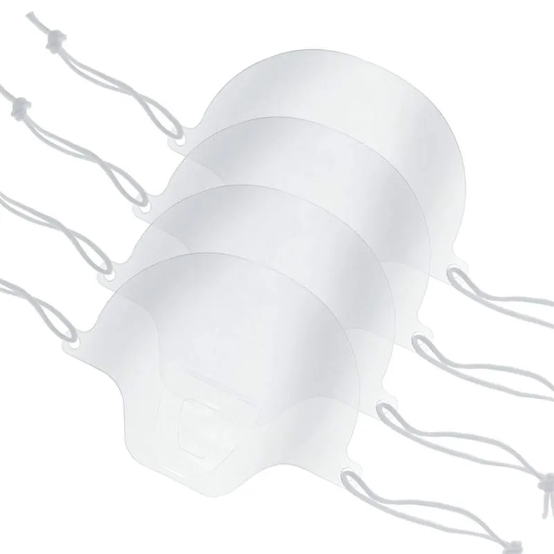 Маска для лица прозрачная многоразовая 10 шт.