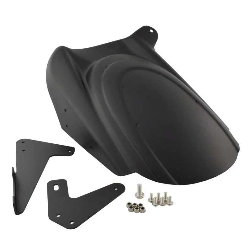 Задняя шина Hugger Крыло Mudsling брызговик черный для KAWASAKI Versys KLE 650 KLE650 ABS LT LE650 2007 2020| |