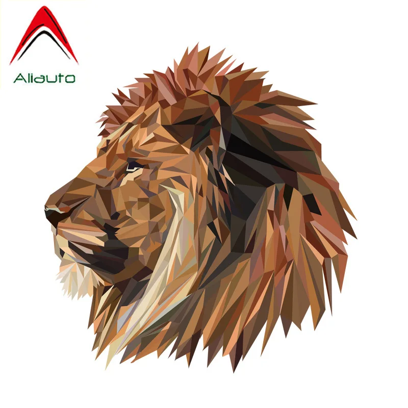 Автомобильные наклейки Aliauto с львиной головой автомобильные аксессуары ПВХ