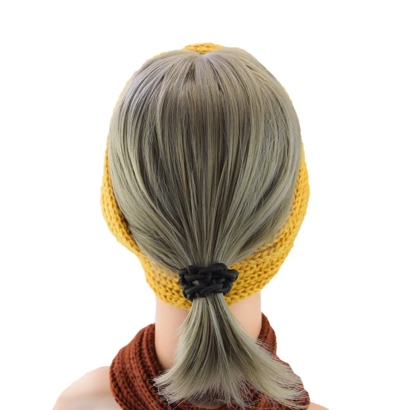 Новинка лидер продаж однотонные вязаные крючком шерстяные повязки зимние