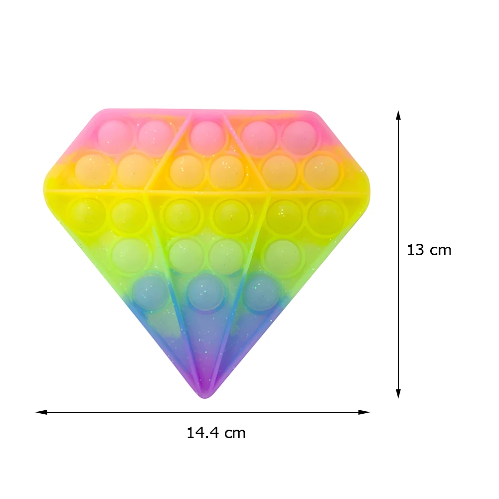 Juguetes sensoriales para adultos y ni&ntilde;os, Tortuga de colores, Burbuja de silicona, alivio del estr&eacute;s del autismo, alivio de la ansiedad, Juguetes Divertidos-3