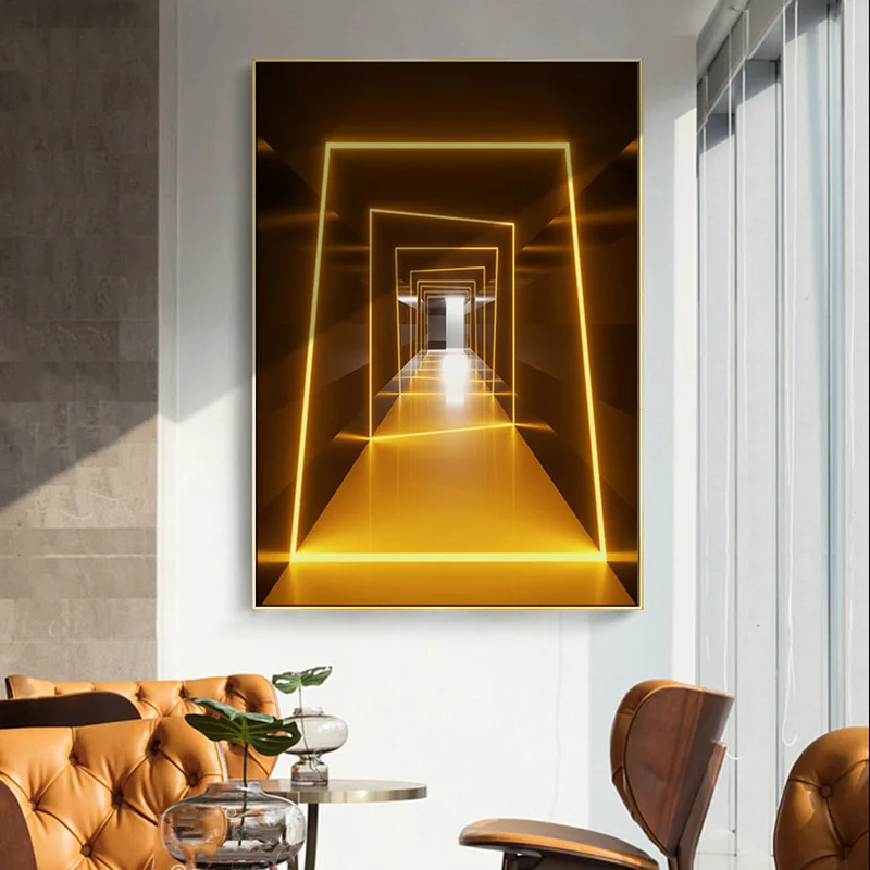 Скандинавский абстрактный индустриальный строительный искусство холст