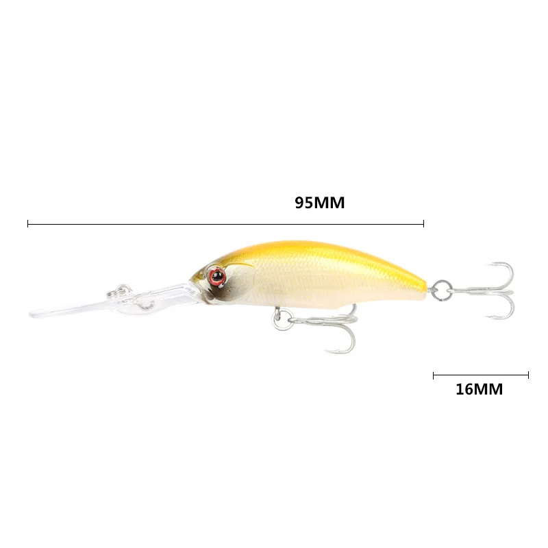 Bassland Minnow качественная плавающая приманка для рыбалки жесткие 3D приманки глаз