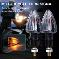 1pair motorcycle turn signal 12v dc led arrow motorcycle flasher amber light m8 e mark turn signal indicator halogen lamp