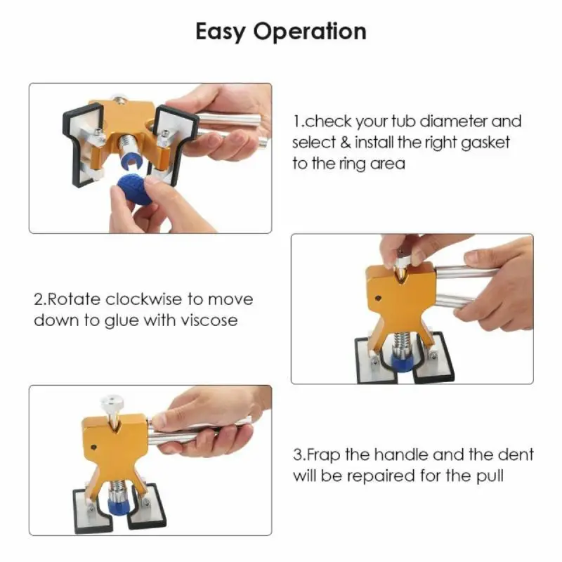 

1pcs Car Body Paintless Dent Repair Puller Tabs Lifter Tools Removal Glue Gun Kit NEW Car Dent Repair Puller Tool Car Goods