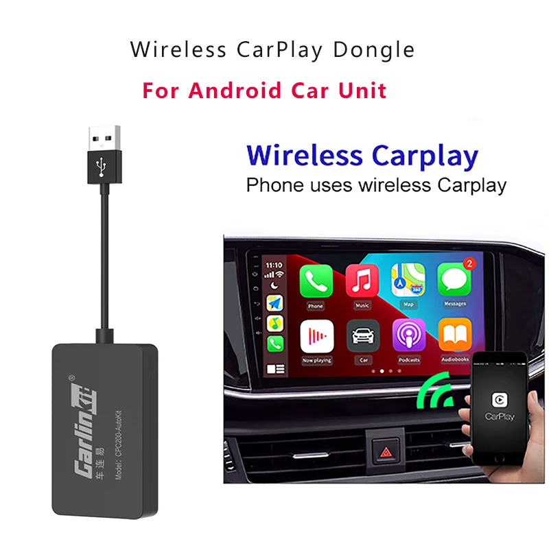 Автомобильный смарт-ключ Carplay USB-ключ для Apple беспроводной адаптер Android