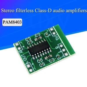 PAM8403 Super Mini Digital Amplifier Board 2 * 3W Class D Digital 2.5V To 5V Power Amplifier Board Efficient