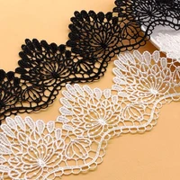 clothing accessories diy wave polyester silk hollow bar code lace womens lace hollow accessories lace