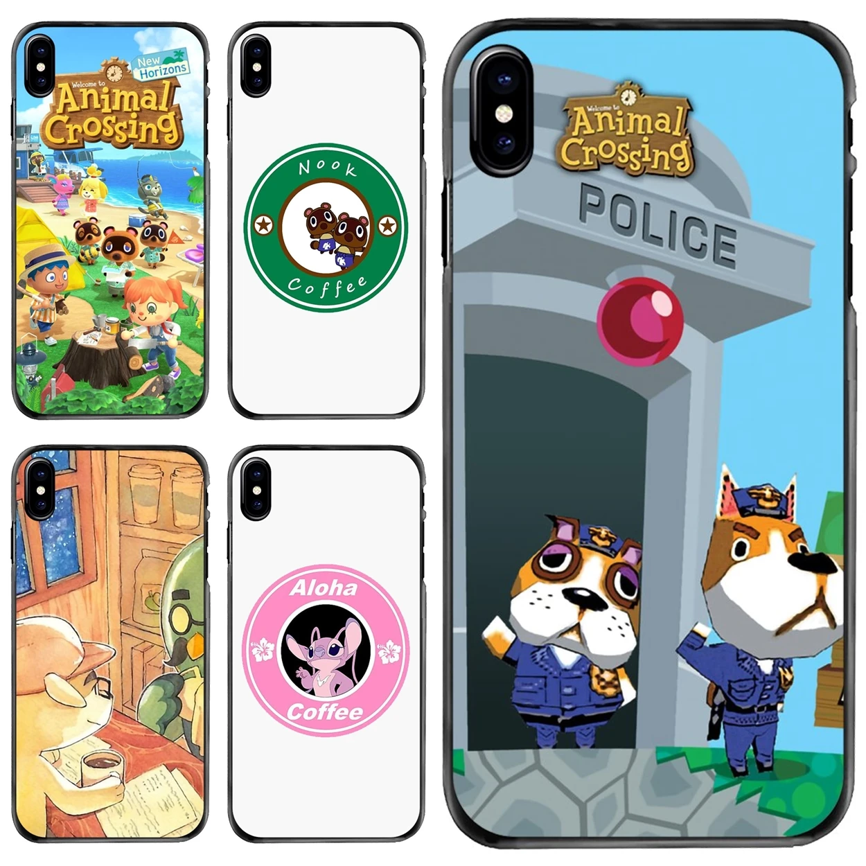 Жесткий чехол для телефона с изображением животных пересечения nookling кофе