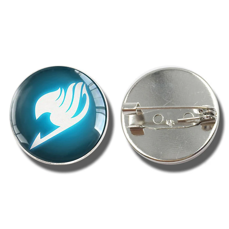 Брошь серебряного цвета/бронзовая в виде Феи хвоста судьбы ночи аниме броши для