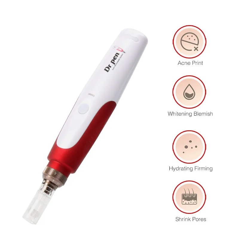 Dr Pen N2W с 6 шт. байонетным игольчатым картриджем инструменты для ухода за кожей