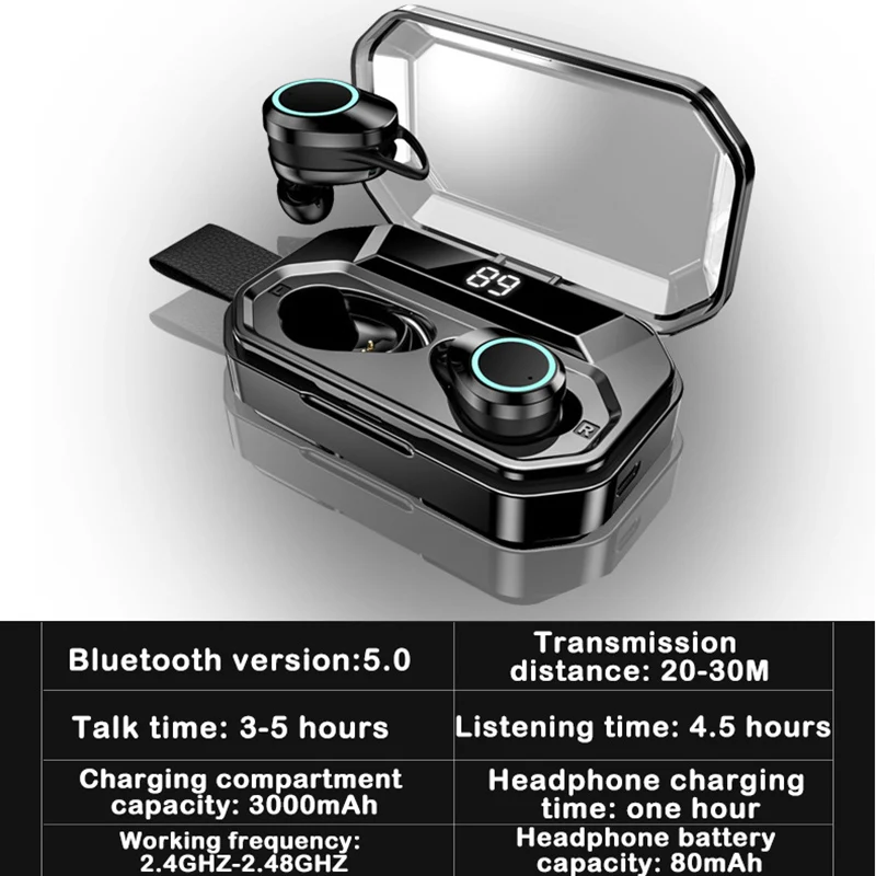 Беспроводные Bluetooth наушники X6 Pro гарнитура наушники-вкладыши портативное