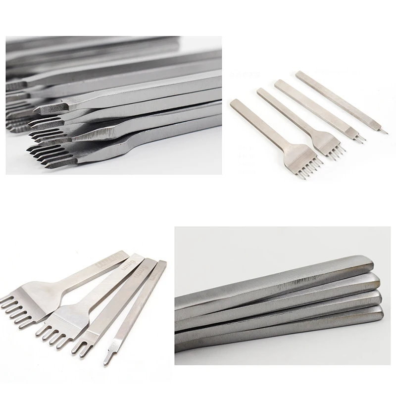 4 шт./компл. кожа дыроколы для шнуровки сшивания удар инструменты рукоделия