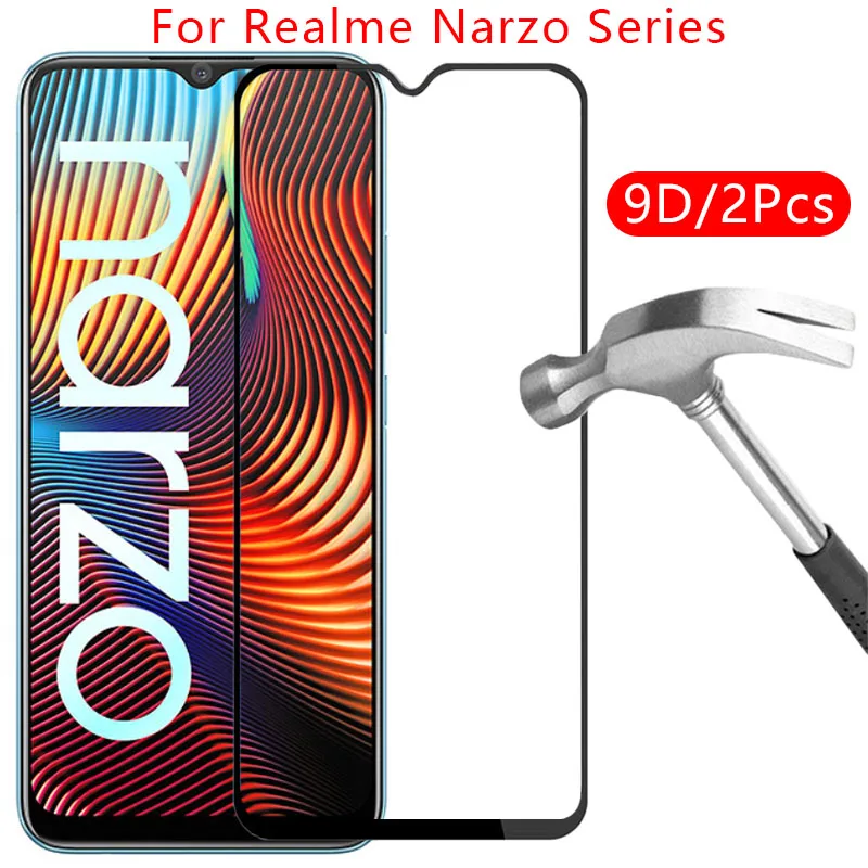 

9d защитное закаленное стекло для realme narzo 20 30 pro 5g 20a 30a 10a 10 a, защита экрана на realmi a20 a30 narzo20a narzo20