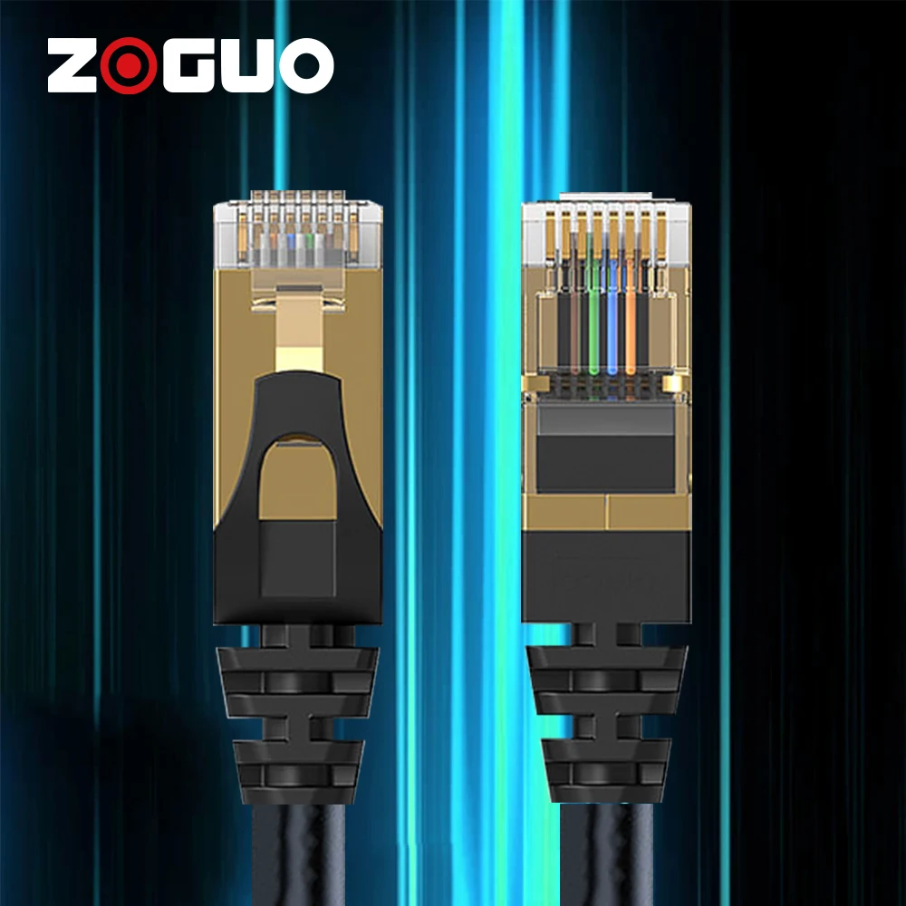 Cat7 Ethernet-кабель SFTP 10 Гбит/с 500 МГц Cat 7 RJ45 |