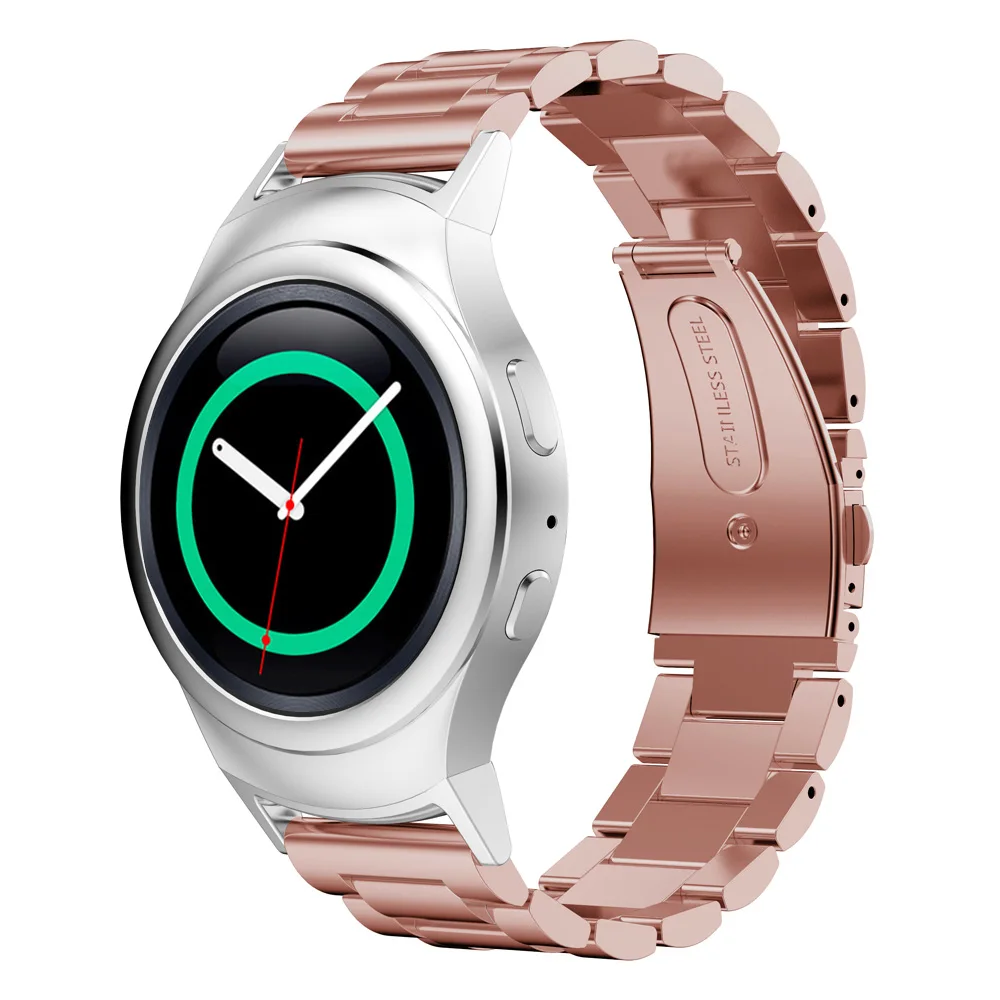 Спортивный ремешок из нержавеющей стали с разъемом для Samsung Gear S2 RM-720 Soprt SM-R720 |
