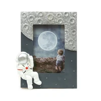 astronaut photo frame set up wall mounted couple commemorative home desktop decoration puzzle frame