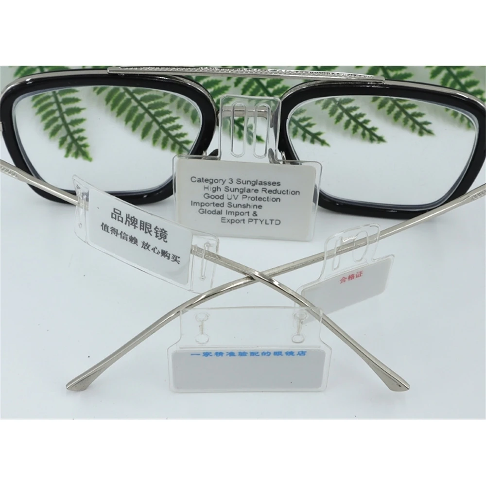 Optical Tag Clear Vinyl Sleeve Slip-on Eyeglasses Price Tags Jewelry Label Pvc Pouch Envelope Sheet Frame Card Protector Holder | Дом и сад