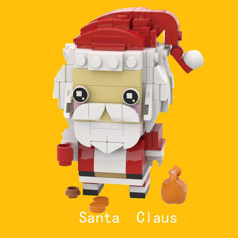 

Christmas Series Mini Building Blocks Elk Snowman Santa Mouse Assembled Blocks Creative Christmas Gifts Kids Educational Diy Toy