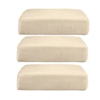 3 шт. эластичные чехлы для диванов Cream_Size S Futon, чехлы для диванов, чехлы для диванов, защитный чехол, замена, сплошной цвет