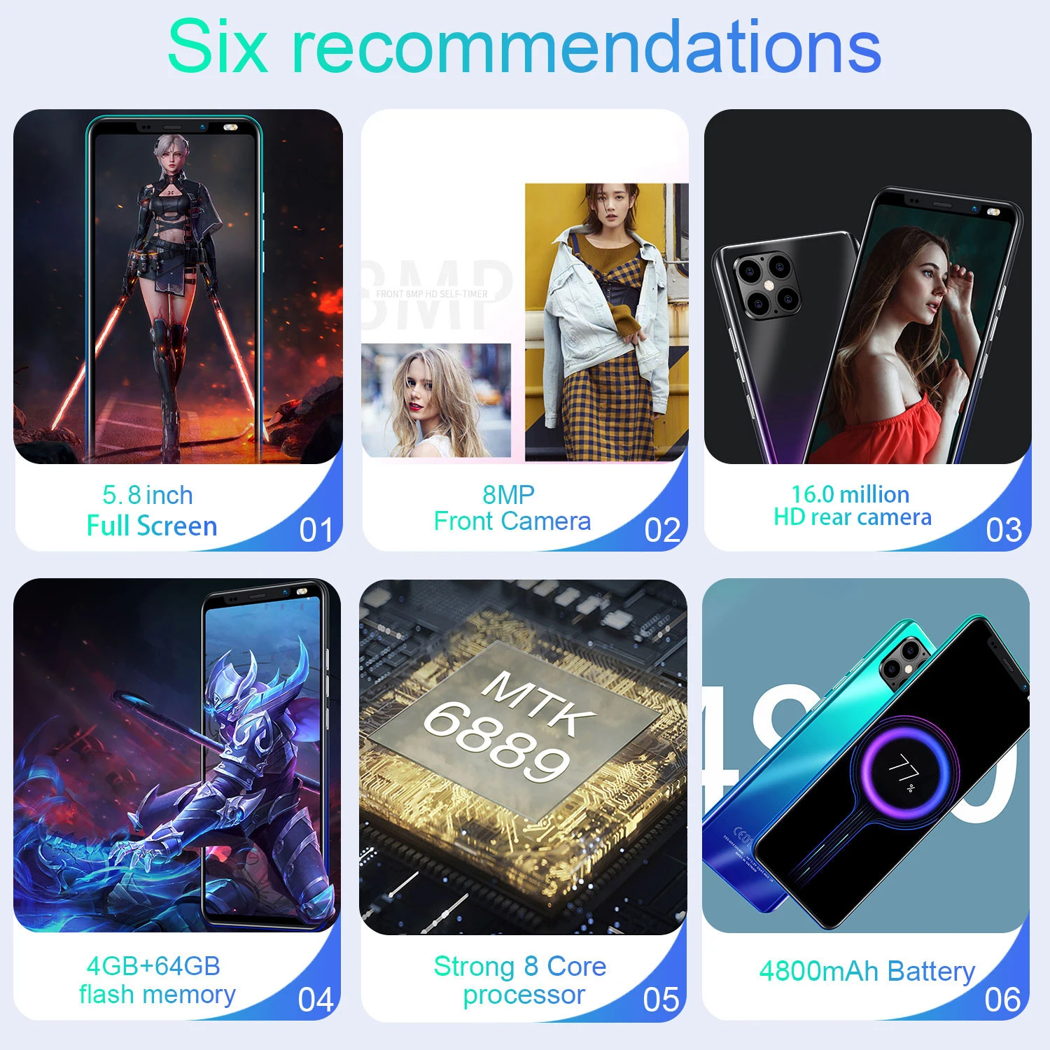 

Phone Smartphone IP12 mini Global Version 5G 5.8 Inch 4GB 64GB 4800mAh 8 Core Cellphone Mobile Best selling