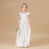 flower girl dresses applique sleeveless kids birthday party pageant gowns weddings first communion elegant dresses 2 14t